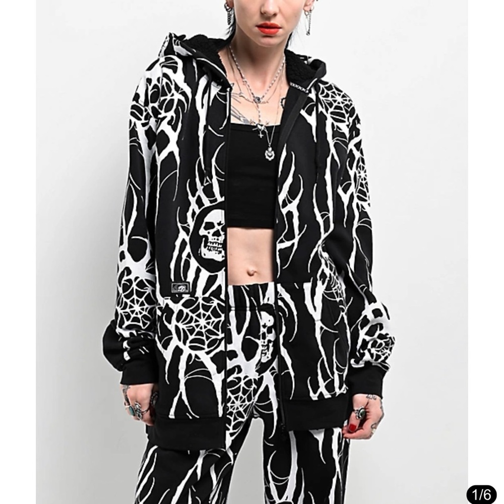 Lurking class sin x Kyle grand Graphic Hoodie full zip size XL NWT